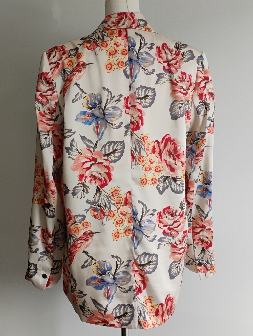 Philosophy Women's Floral Blazer Jacket L - Picture 5 of 12